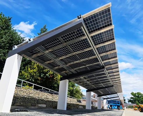 Mid Kent College Solar Carport Structure Project