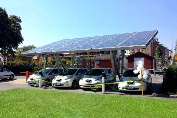 EV Charging points - solar carport